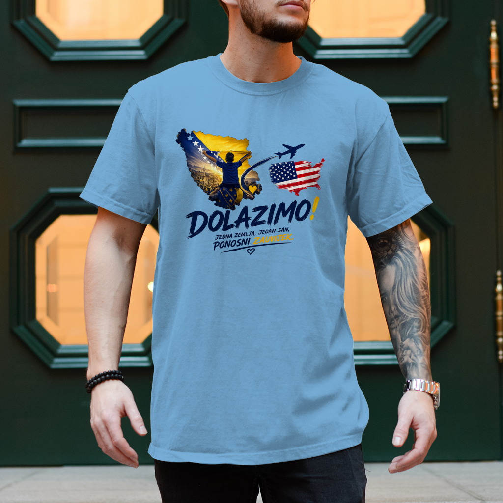 Muška majica - Dolazi Bosna Ponosna | Prednji print