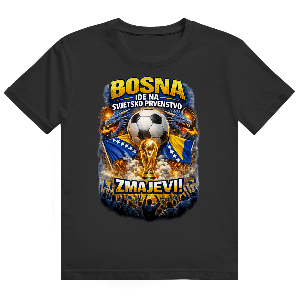 Muška Heavy Cotton majica - Zmajevi SP 2026 | Prednja štampa