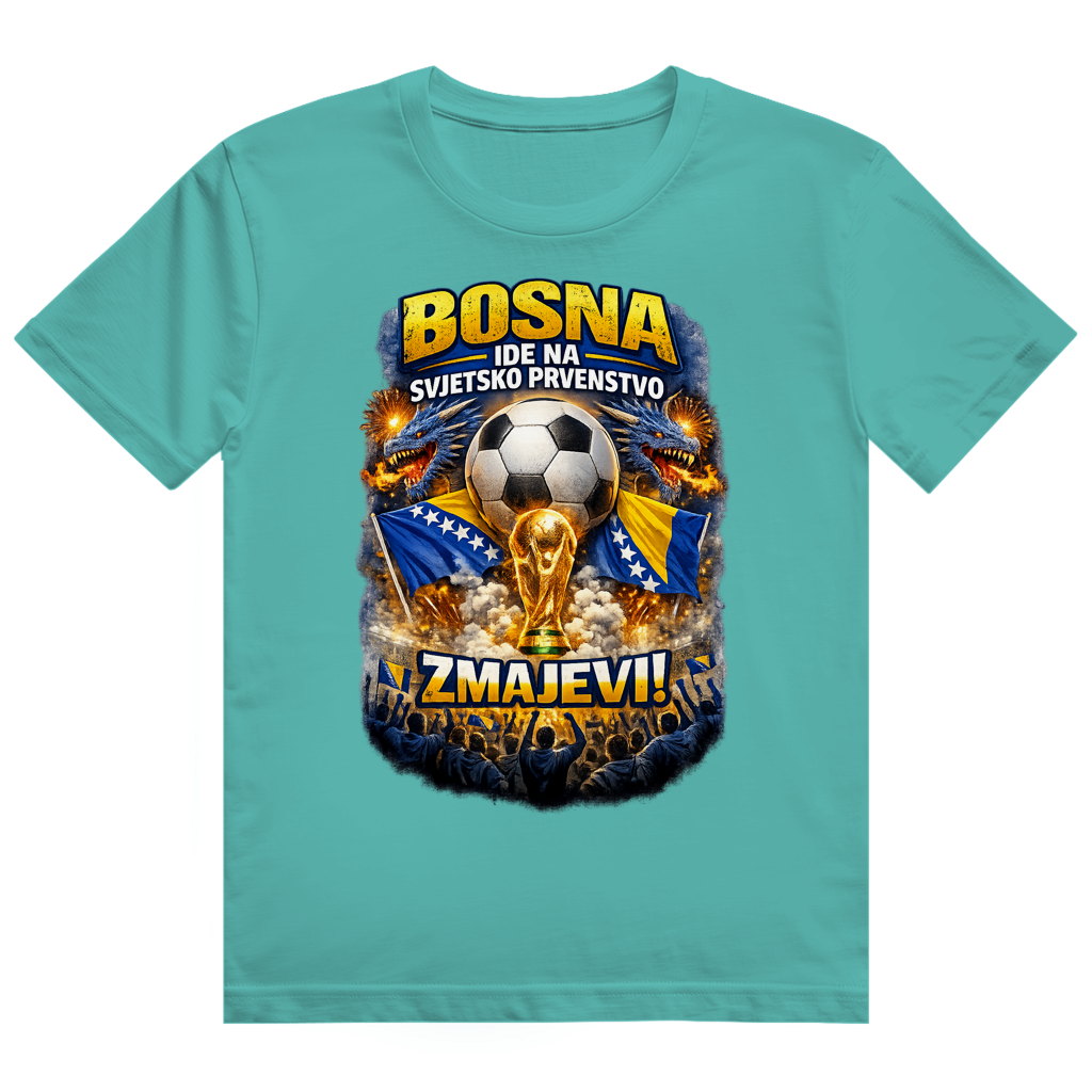 Muška Heavy Cotton majica - Zmajevi SP 2026 | Prednja štampa
