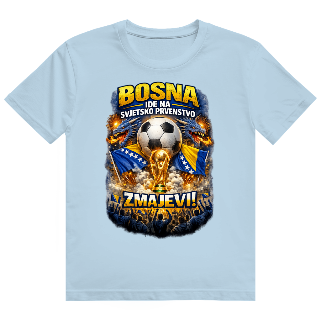 Muška Heavy Cotton majica - Zmajevi SP 2026 | Prednja štampa