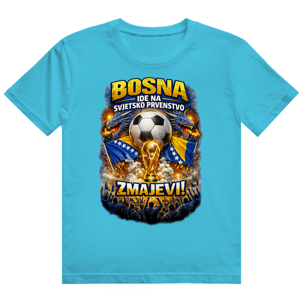 Muška Heavy Cotton majica - Zmajevi SP 2026 | Prednja štampa