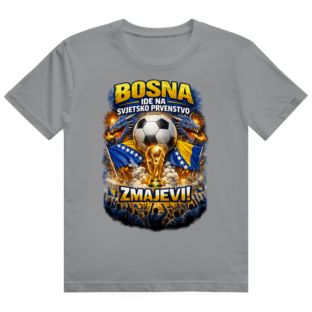 Muška Heavy Cotton majica - Zmajevi SP 2026 | Prednja štampa