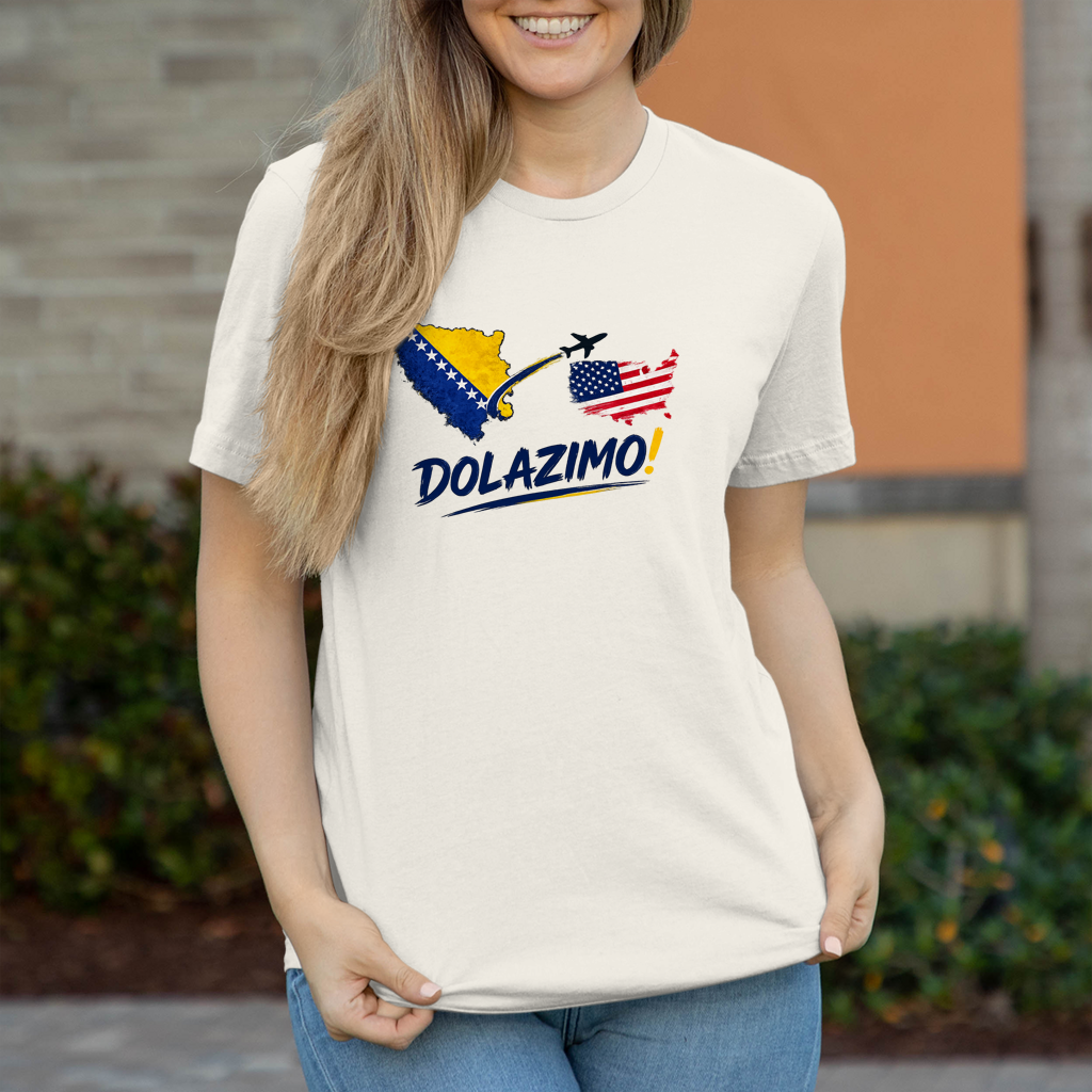 Ženska majica - Dolazi Bosna | Prednja štampa