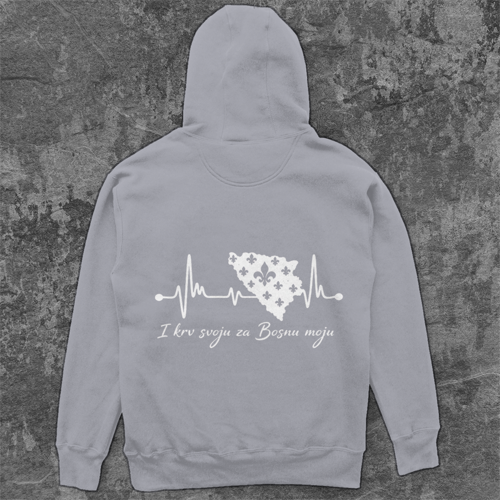 Unisex Oversize Hoodie Bosnien – Bosna otkucaj srca