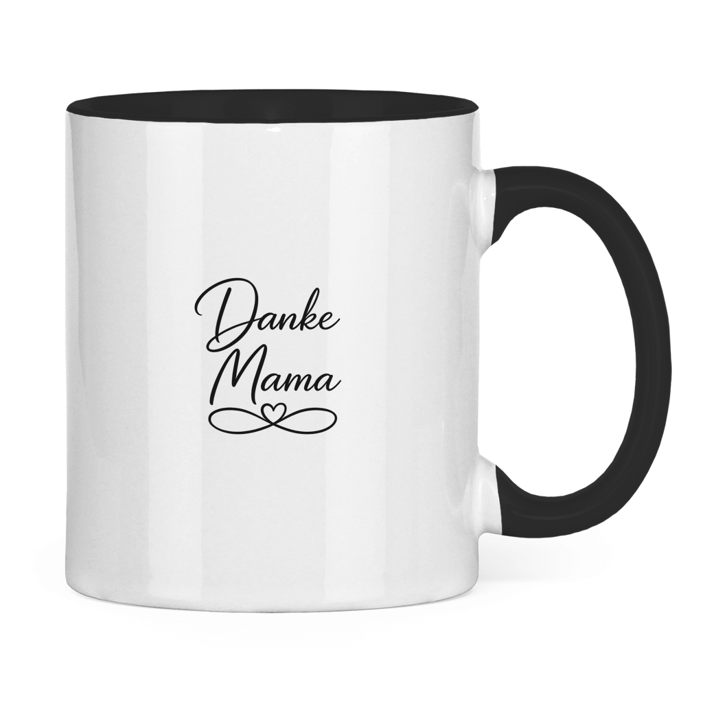 Dvobojna šolja "Hvala ti mama" – Šolja za kafu sa obojenom unutrašnjosti poklon