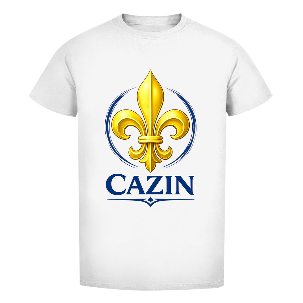 Cazin Bosnien muška premium organska majica s bosanskim ljiljanom | Organski pamuk