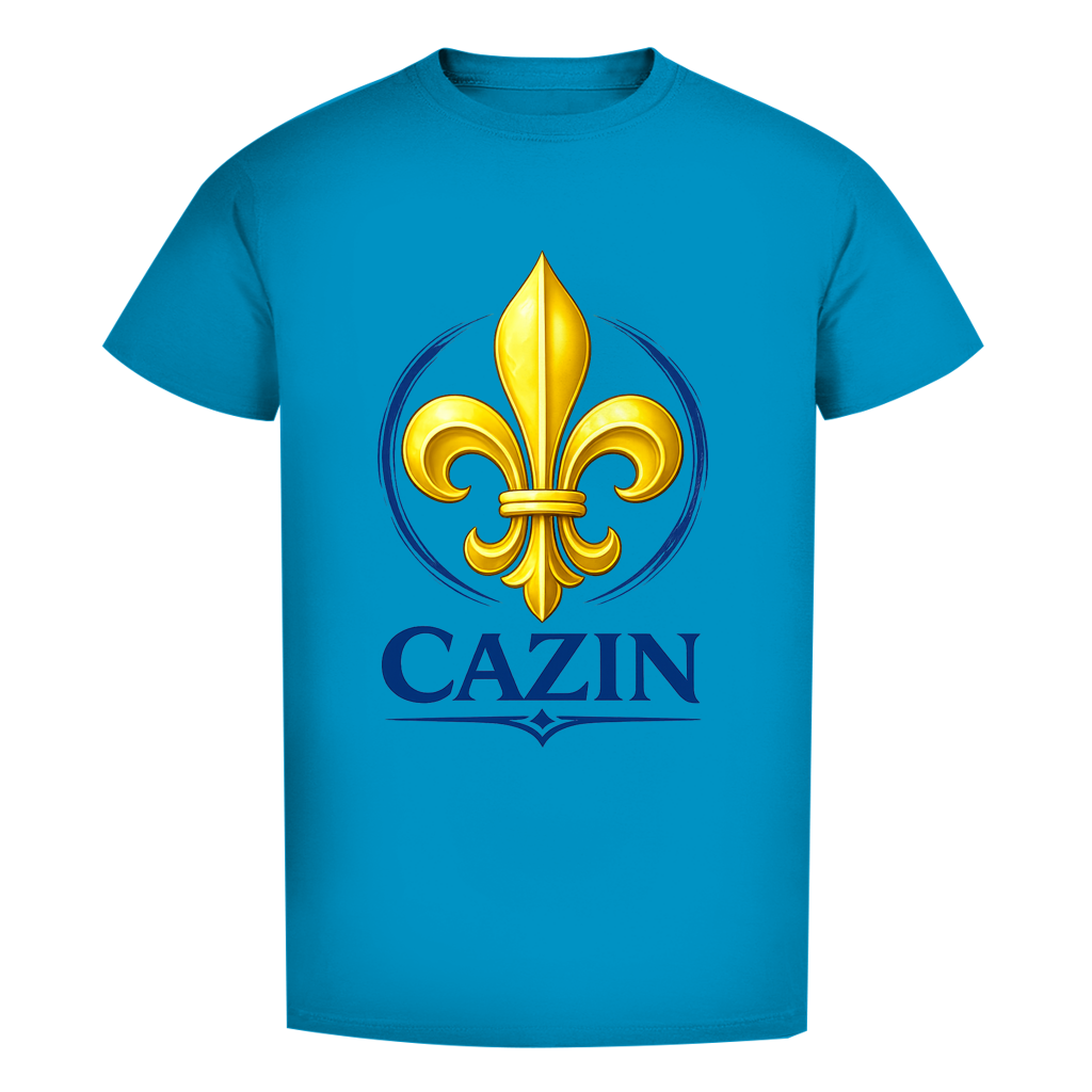 Cazin Bosnien muška premium organska majica s bosanskim ljiljanom | Organski pamuk