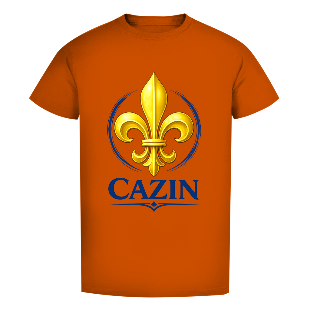 Cazin Bosnien muška premium organska majica s bosanskim ljiljanom | Organski pamuk