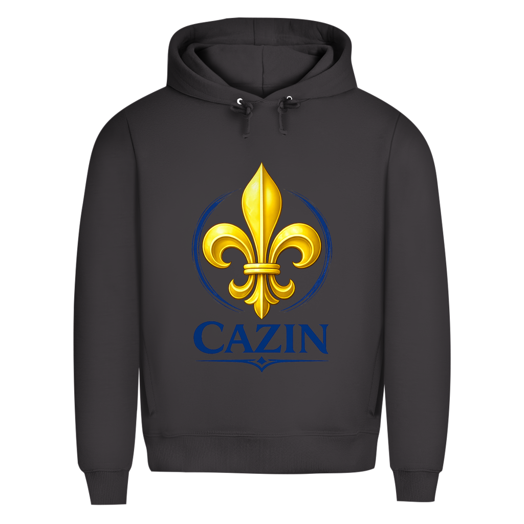 Muška Premium Organska Dukserica Cazin Bosna Ljiljan – Bosanski Hoodie sa Ljiljanom