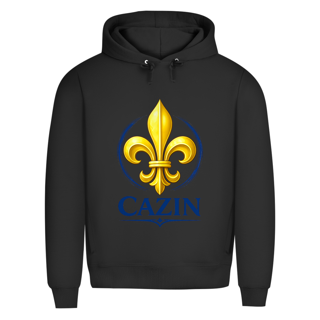 Muška Premium Organska Dukserica Cazin Bosna Ljiljan – Bosanski Hoodie sa Ljiljanom