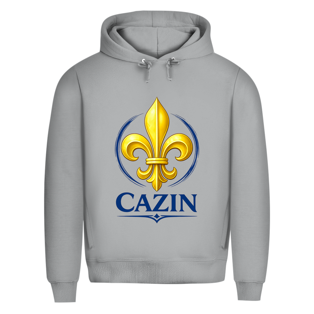 Muška Premium Organska Dukserica Cazin Bosna Ljiljan – Bosanski Hoodie sa Ljiljanom
