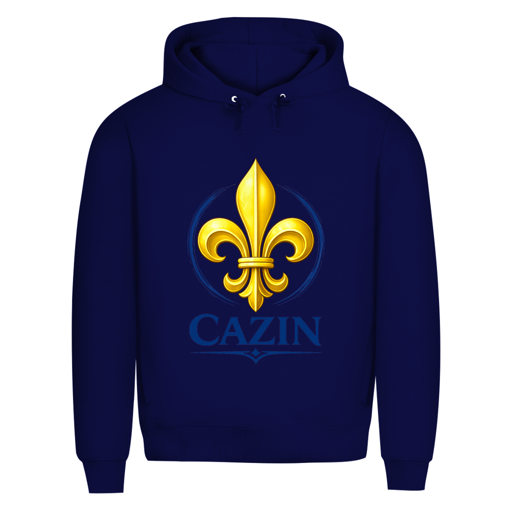 Muška Premium Organska Dukserica Cazin Bosna Ljiljan – Bosanski Hoodie sa Ljiljanom