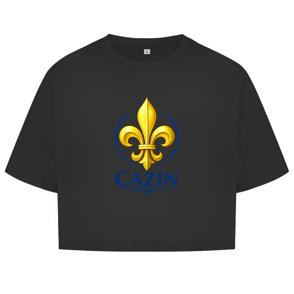 Ženski kratki top Cazin Bosna sa bosanskim ljiljanom | Fitness & Streetwear