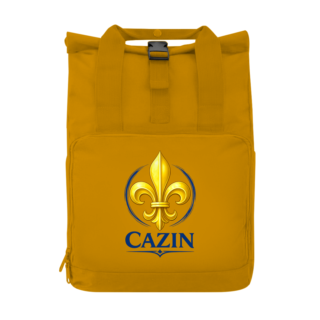 Cazin Bosnien Rolltop ruksak s ljiljanom – reciklirani ruksak s dizajnom Bosne