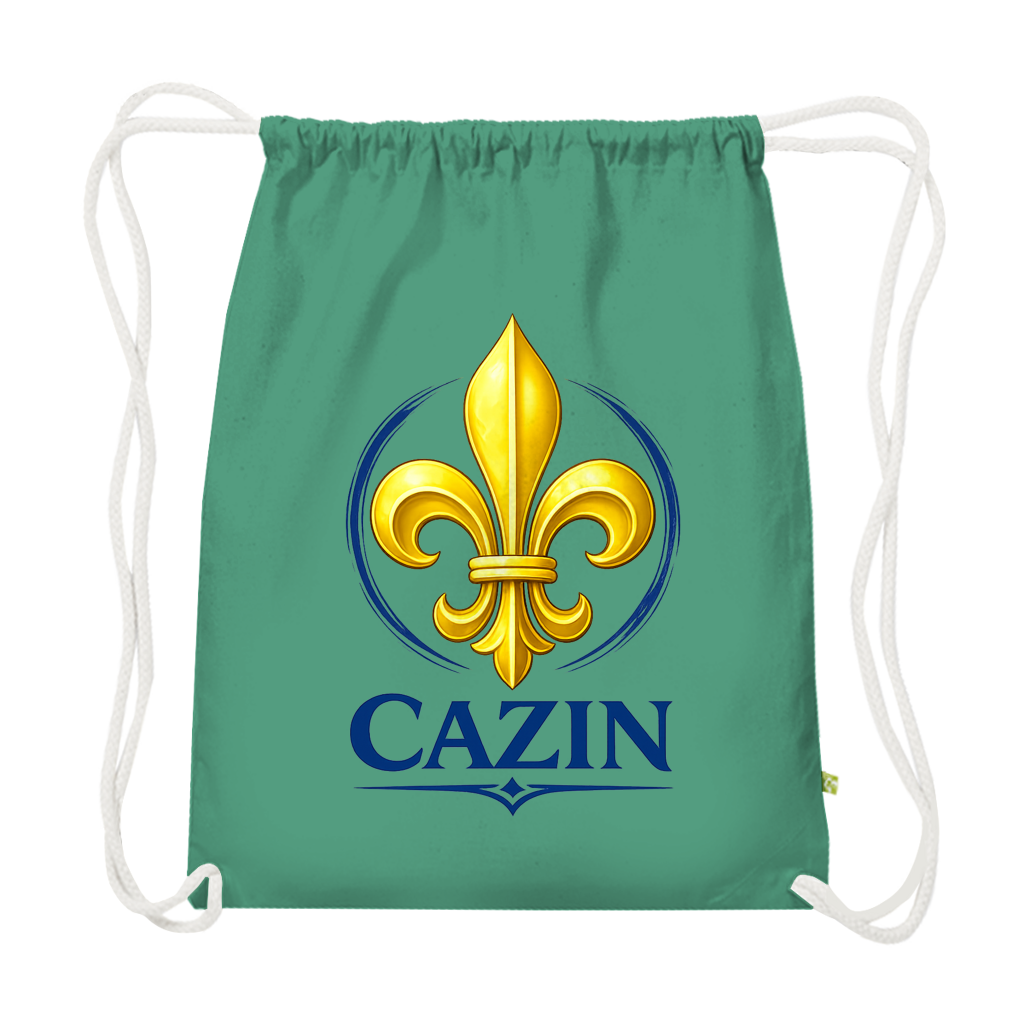 Premium Bio sportska torba Cazin Bosna Ljiljan – Bosanska torba za teretanu od 100% organskog pamuka