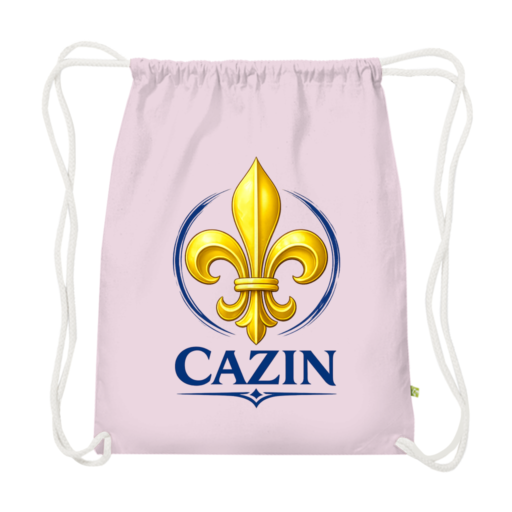 Premium Bio sportska torba Cazin Bosna Ljiljan – Bosanska torba za teretanu od 100% organskog pamuka