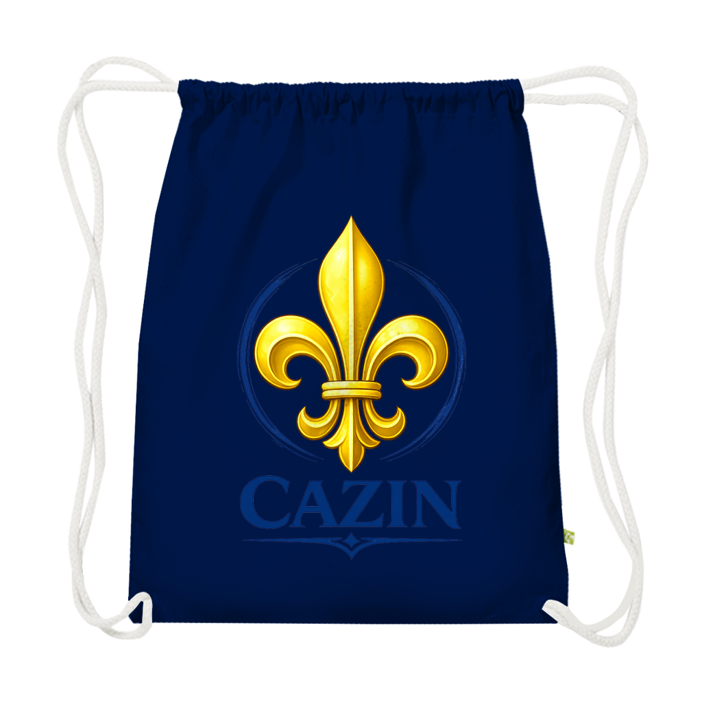 Premium Bio sportska torba Cazin Bosna Ljiljan – Bosanska torba za teretanu od 100% organskog pamuka