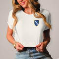 Ženska majica – Bosanski Grb sa ljiljanima | Lijeva strana grudi