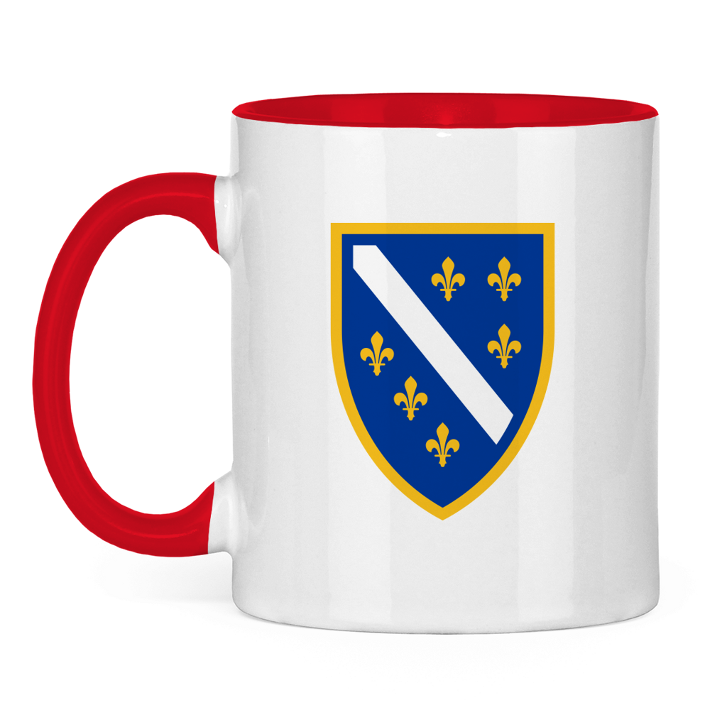 Šolja dvobojna - Grb Bosne