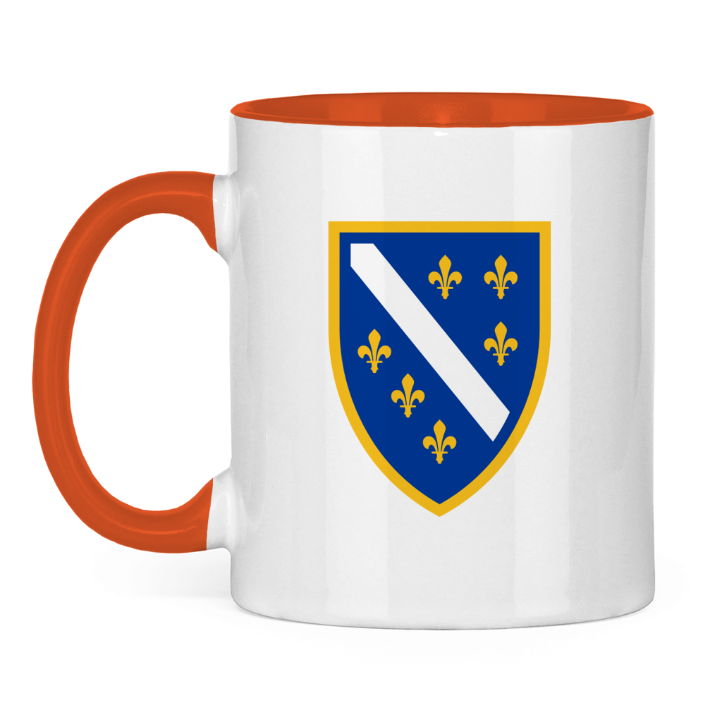 Šolja dvobojna - Grb Bosne
