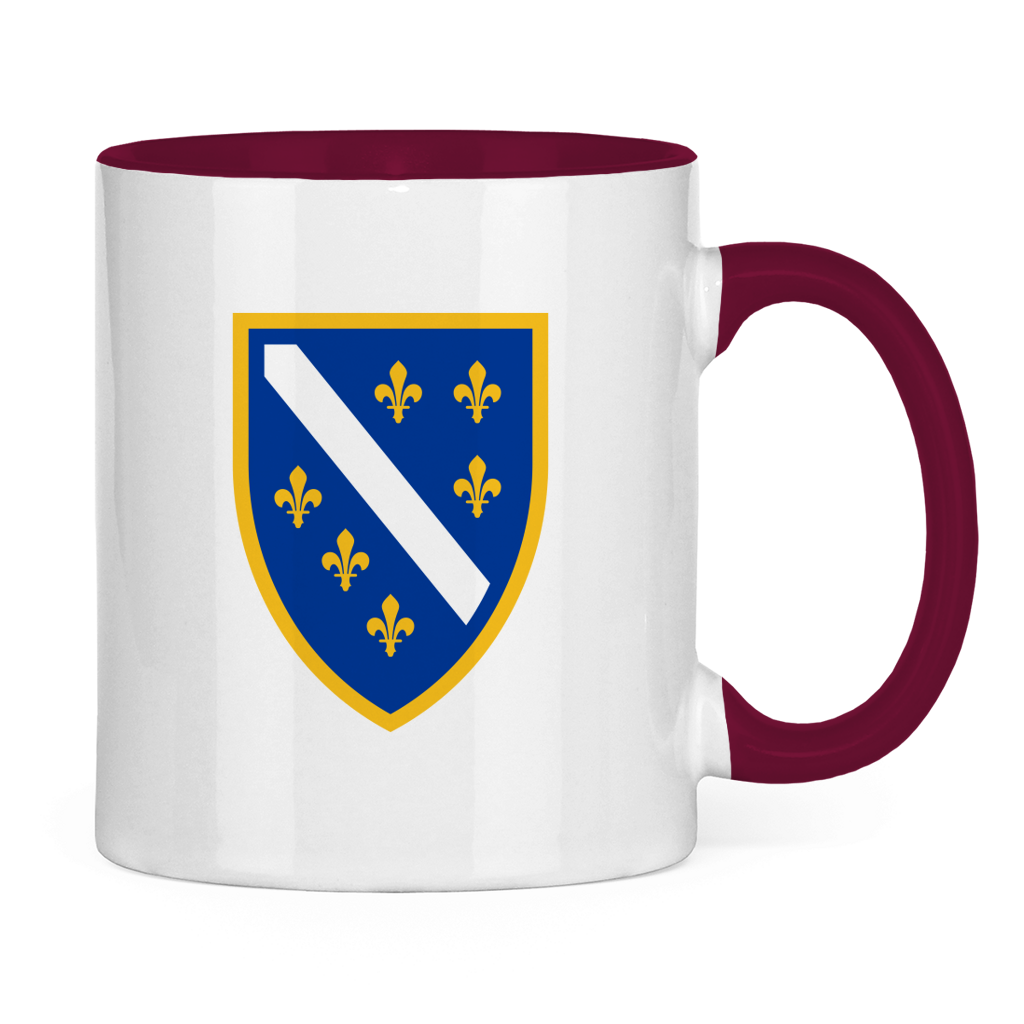 Šolja dvobojna - Grb Bosne