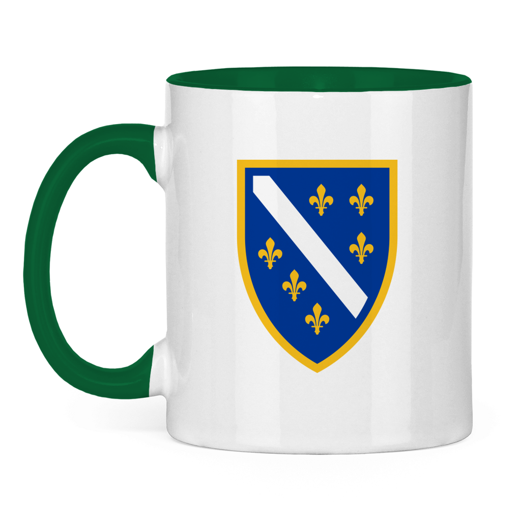 Šolja dvobojna - Grb Bosne