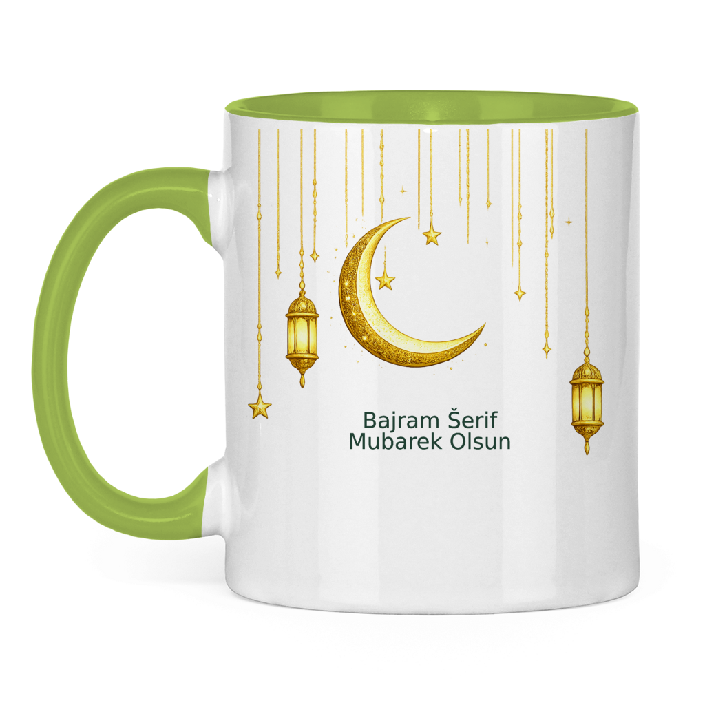 🇧🇦 Bajram šolja Mjesec & fenjer | Elegantan poklon za Bajram Mubarak