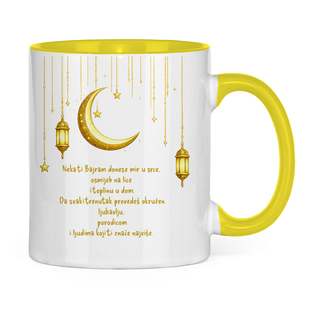 🇧🇦 Bajram šolja Mjesec & fenjer | Elegantan poklon za Bajram Mubarak