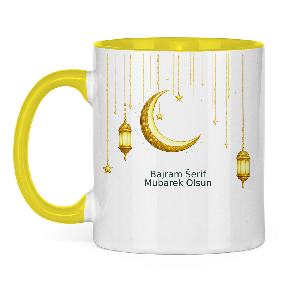 🇧🇦 Bajram šolja Mjesec & fenjer | Elegantan poklon za Bajram Mubarak