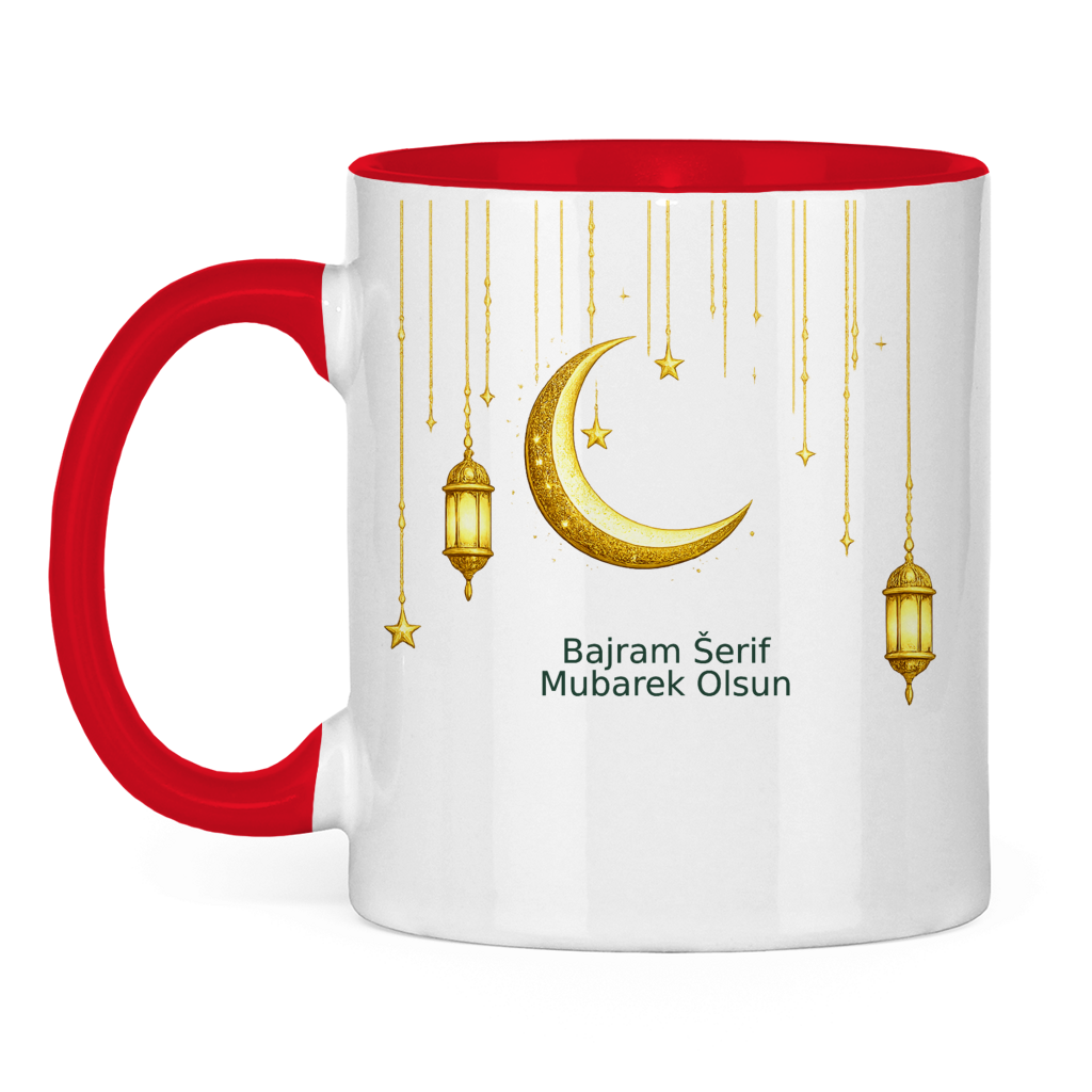🇧🇦 Bajram šolja Mjesec & fenjer | Elegantan poklon za Bajram Mubarak