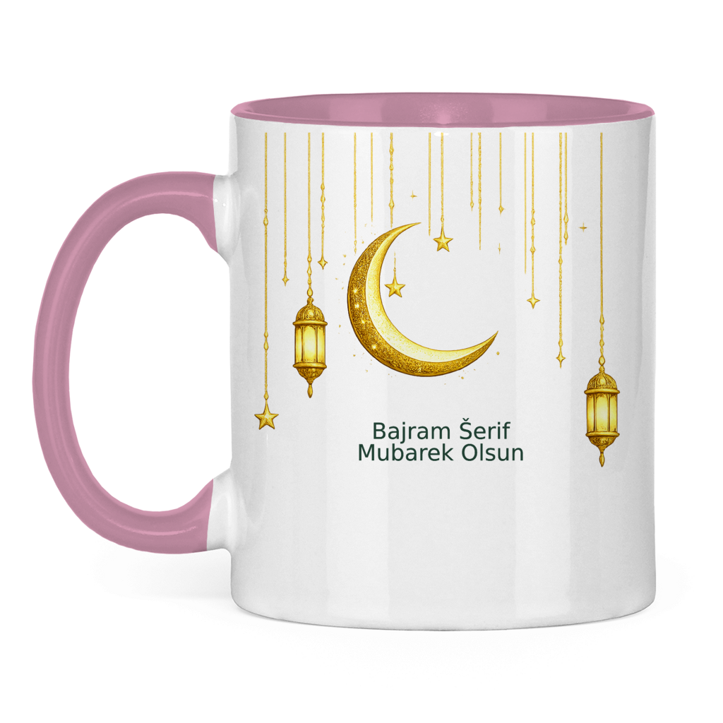 🇧🇦 Bajram šolja Mjesec & fenjer | Elegantan poklon za Bajram Mubarak