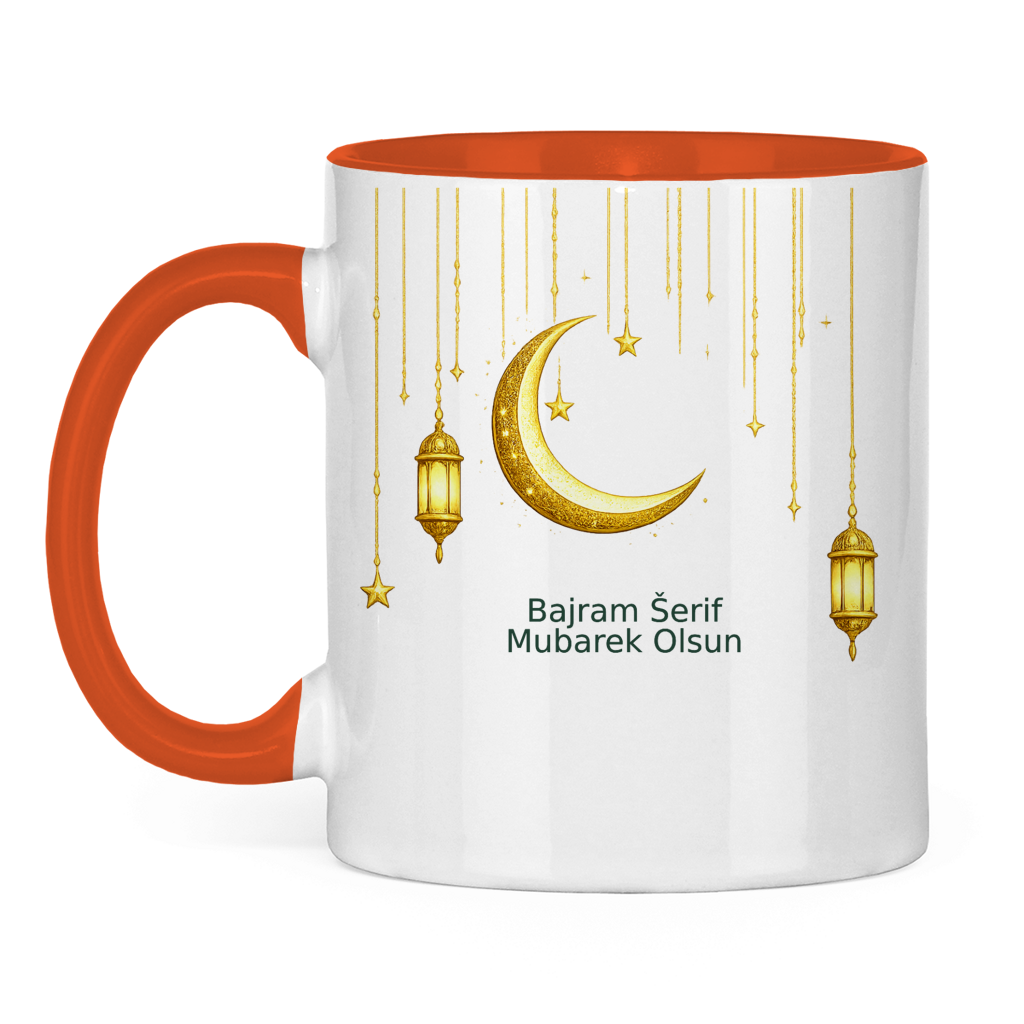 🇧🇦 Bajram šolja Mjesec & fenjer | Elegantan poklon za Bajram Mubarak