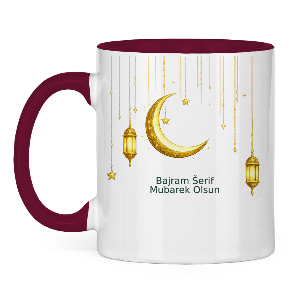🇧🇦 Bajram šolja Mjesec & fenjer | Elegantan poklon za Bajram Mubarak