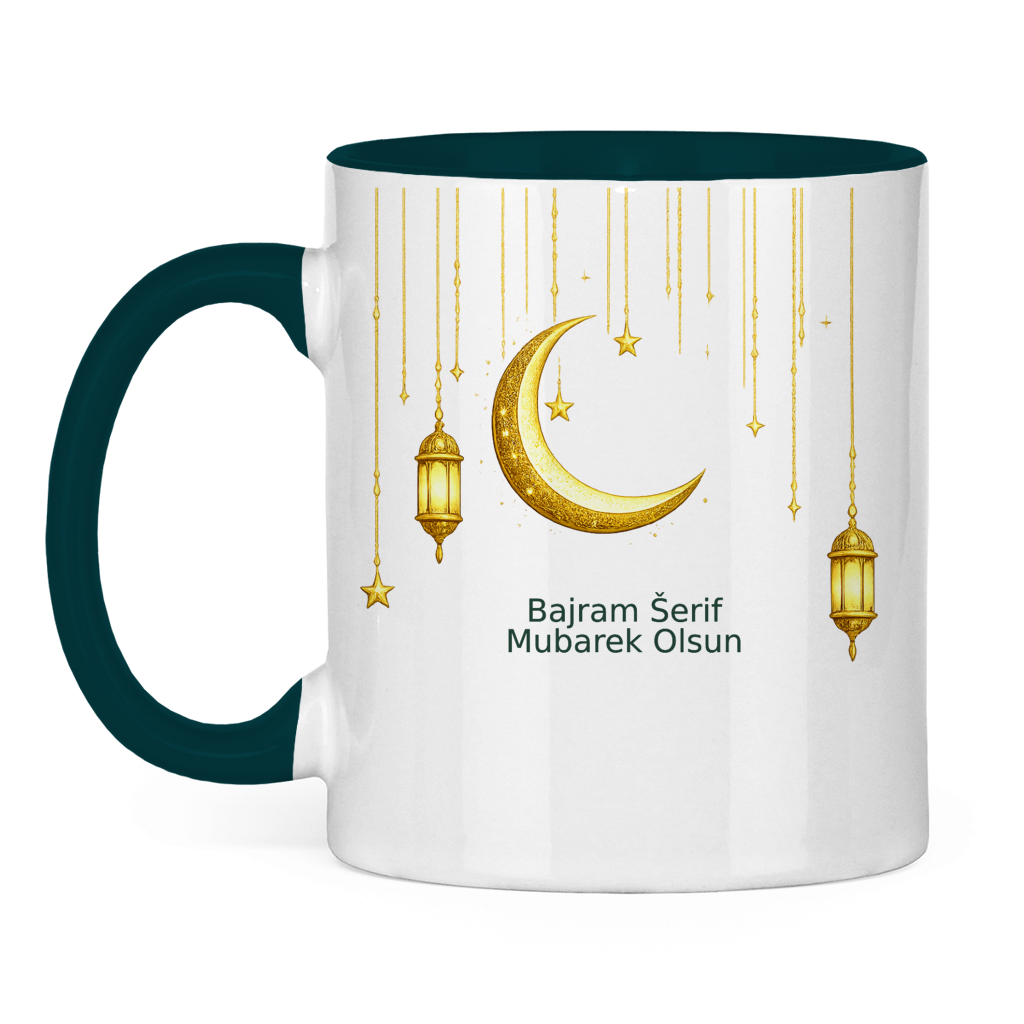🇧🇦 Bajram šolja Mjesec & fenjer | Elegantan poklon za Bajram Mubarak