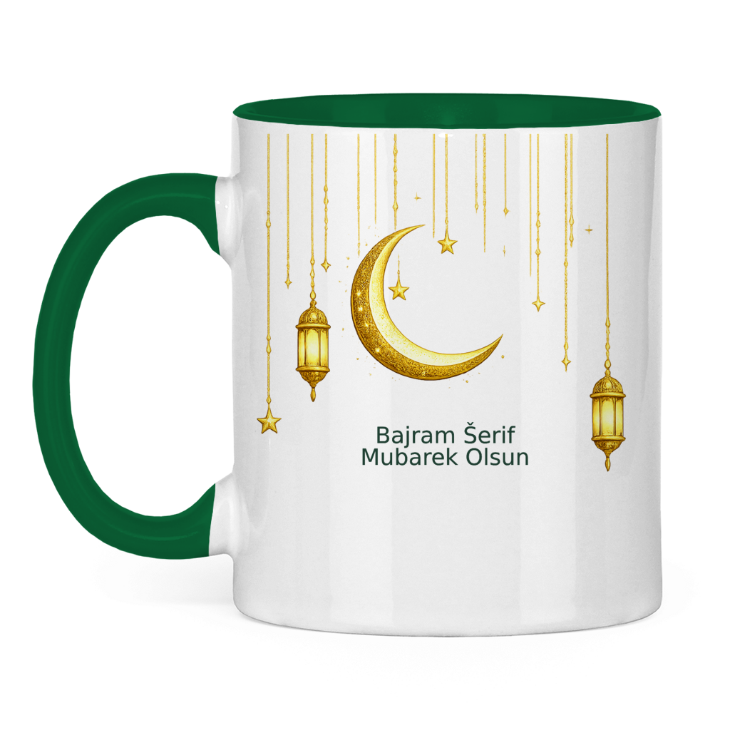 🇧🇦 Bajram šolja Mjesec & fenjer | Elegantan poklon za Bajram Mubarak