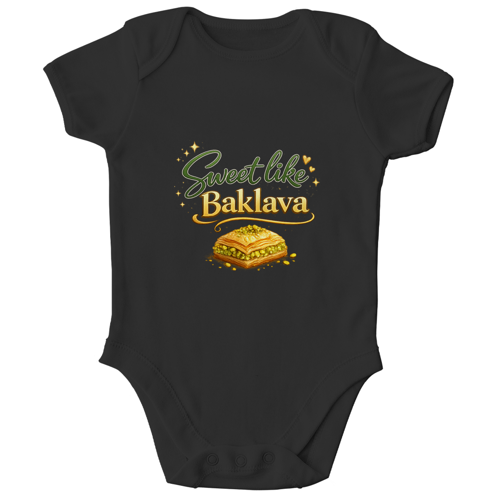 Slatko kao baklava – Dječiji organski bodi | Eid bodi za bebe