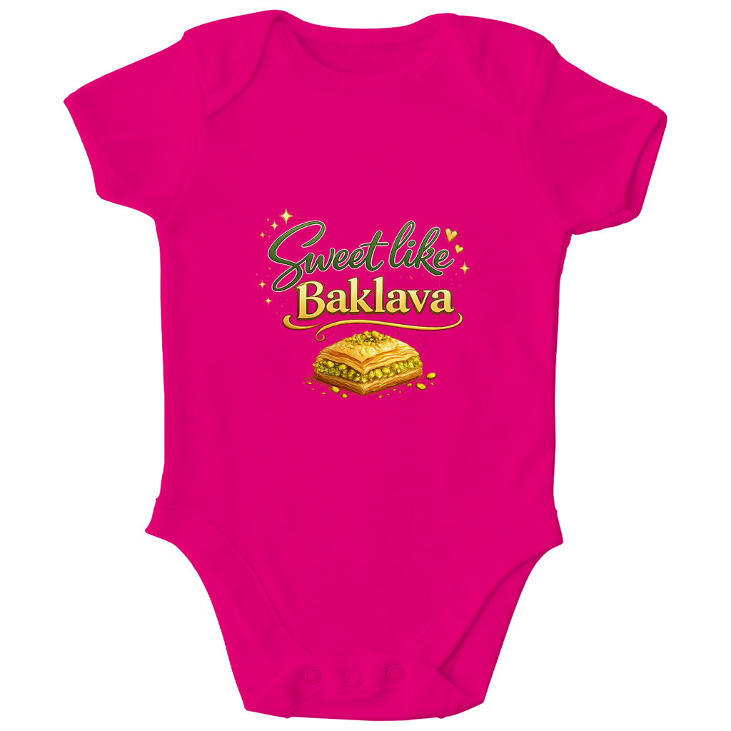 Slatko kao baklava – Dječiji organski bodi | Eid bodi za bebe