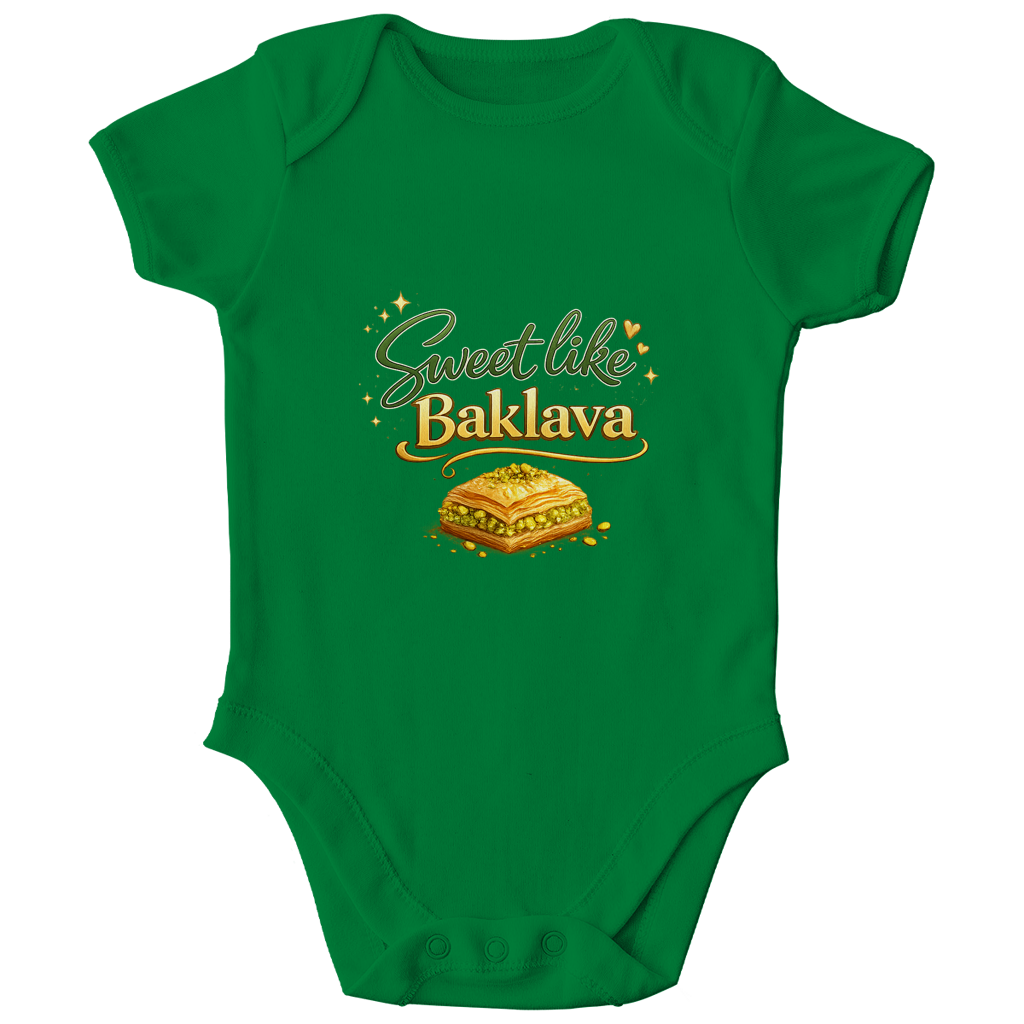 Slatko kao baklava – Dječiji organski bodi | Eid bodi za bebe