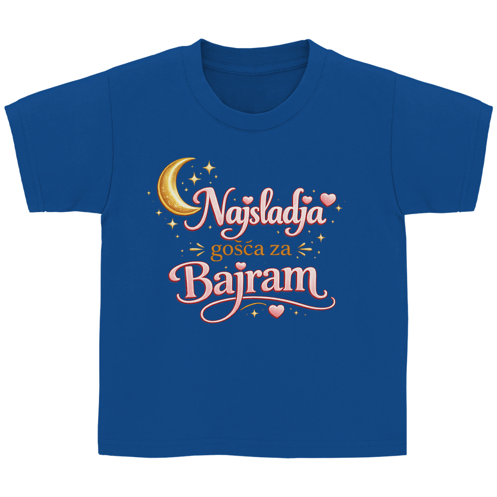 🇧🇦 Najslađa gošća za Bajram – Kinder Basic T-Shirt | Eid Shirt