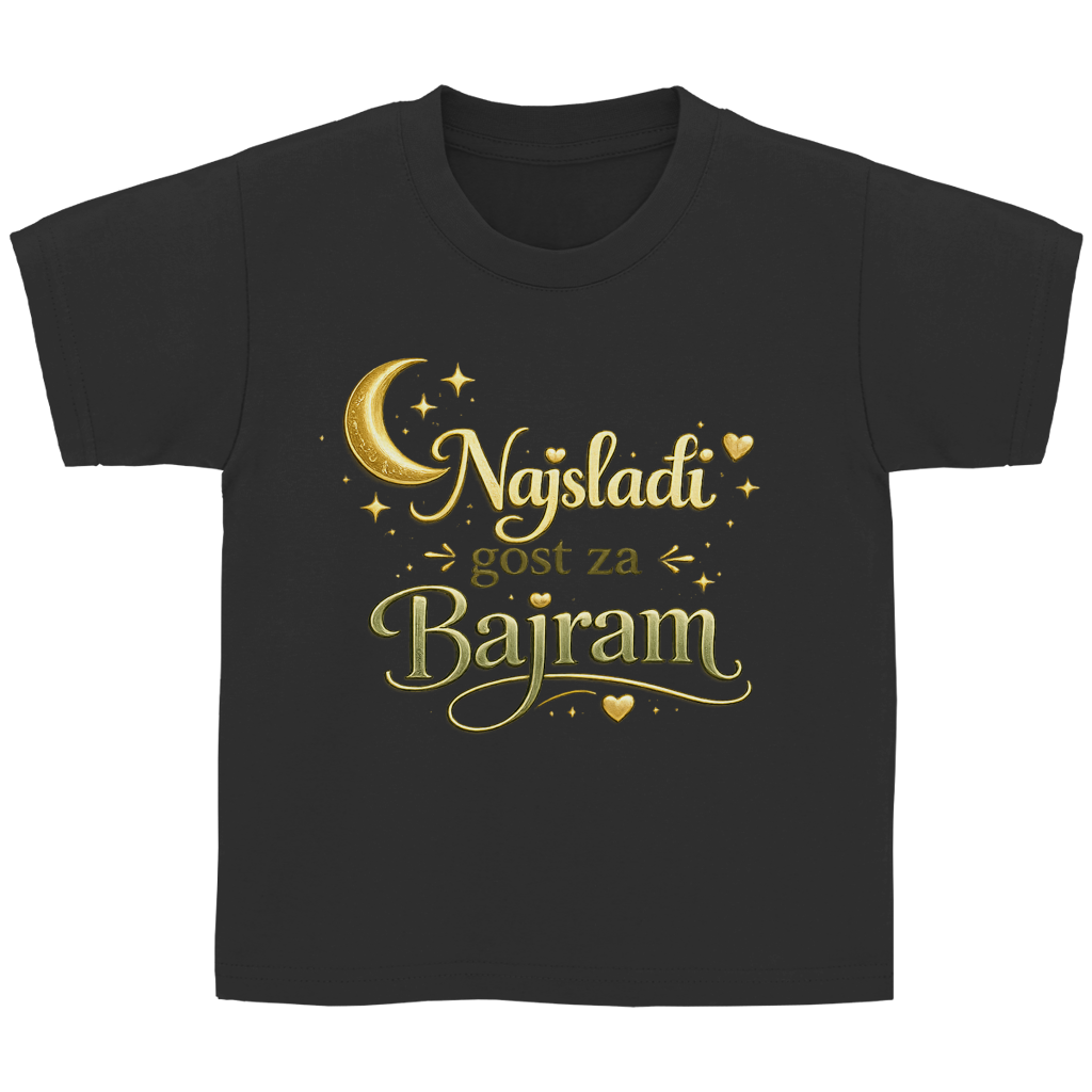 🇧🇦 Najslađi gost za Bajram – Kinder Basic majica | Eid majica