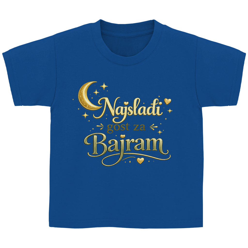 🇧🇦 Najslađi gost za Bajram – Kinder Basic majica | Eid majica