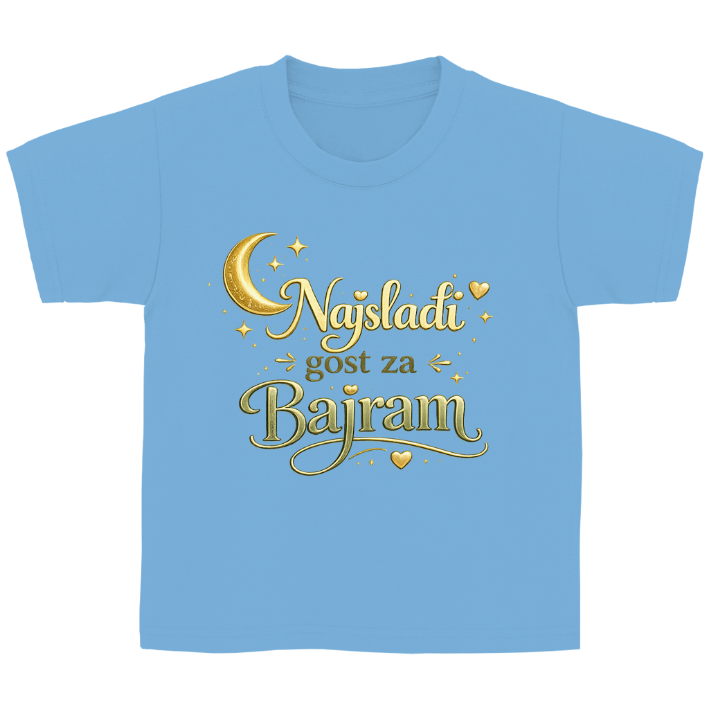 🇧🇦 Najslađi gost za Bajram – Kinder Basic majica | Eid majica