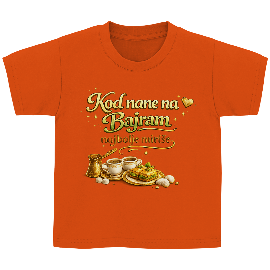 🇧🇦 Dosao sam zbog Bajramluka  – Kinder Basic T-Shirt | Eid Shirt