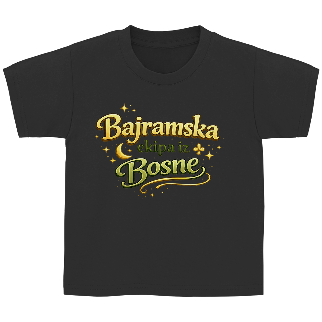 🇧🇦 Bajramska ekipa iz Bosne – Kinder Basic T-Shirt | Eid Shirt