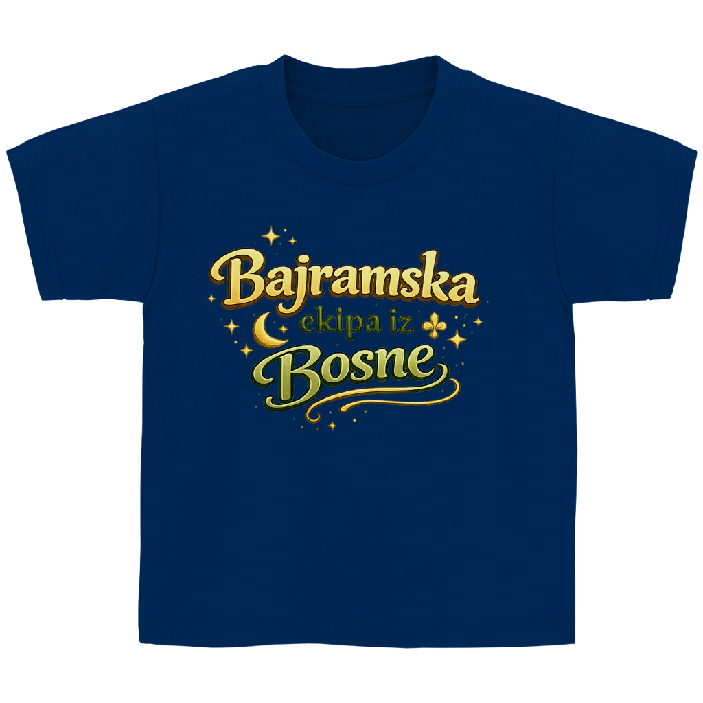 🇧🇦 Bajramska ekipa iz Bosne – Kinder Basic T-Shirt | Eid Shirt