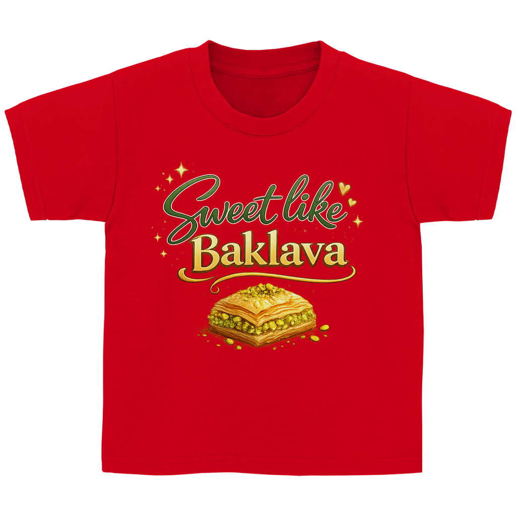 Slatko kao baklava – Dječija osnovna majica | Bajramska majica