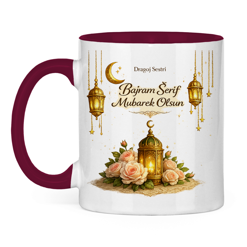 🇧🇦 Eid Tasse Dragoj Sestri Bajram Šerif Mubarek Olsun | Elegantan Eid Mubarak poklon