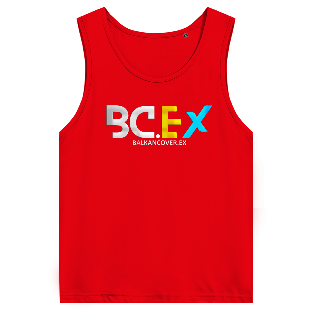Muška Premium majica bez rukava BCEX | Prednja štampa
