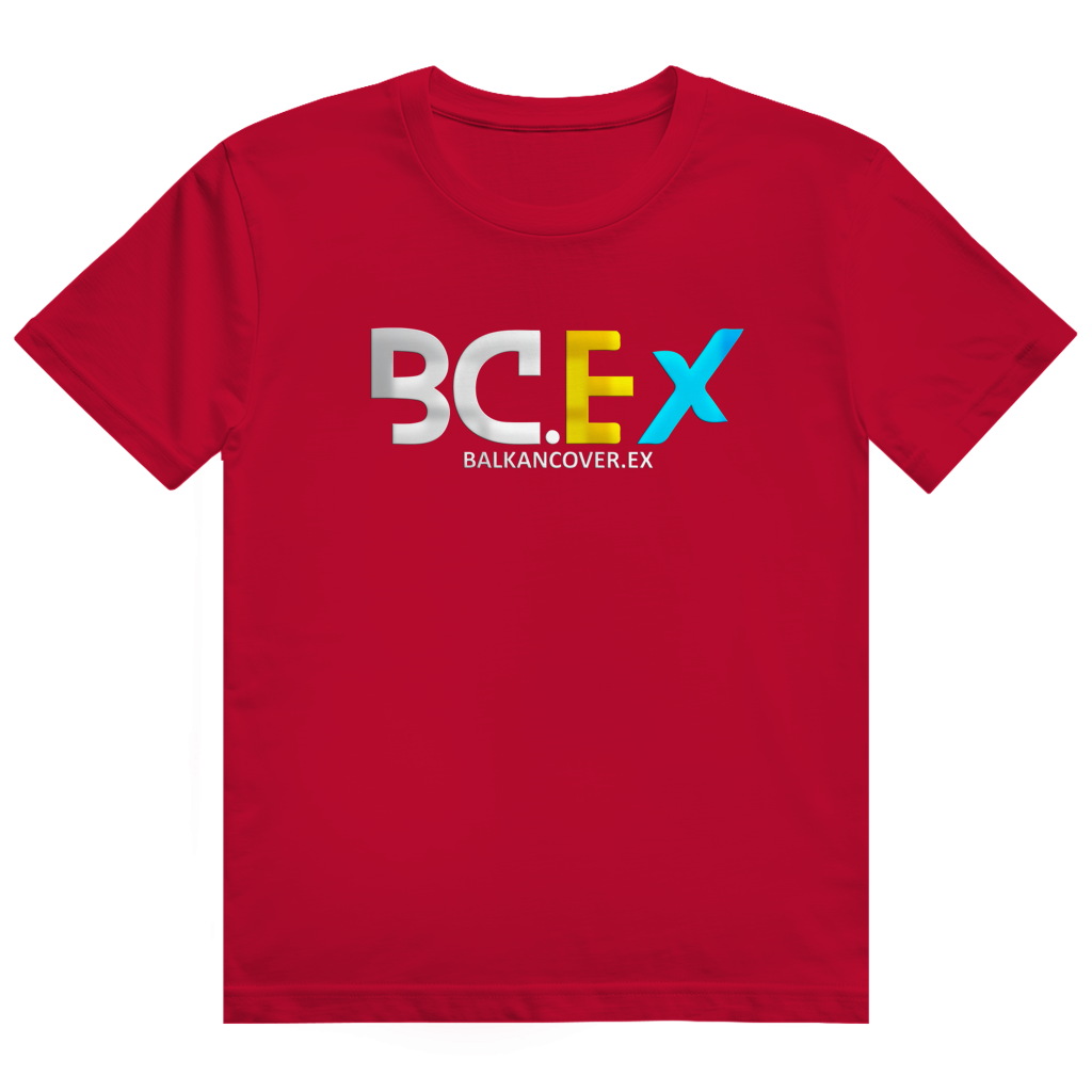 Muška teška pamučna majica BCEX | Prednji print