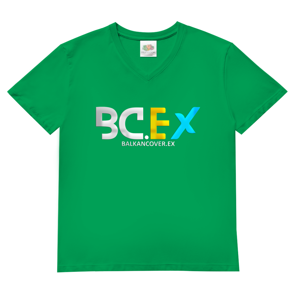 Muška Basic V-majica BCEX | Prednja štampa